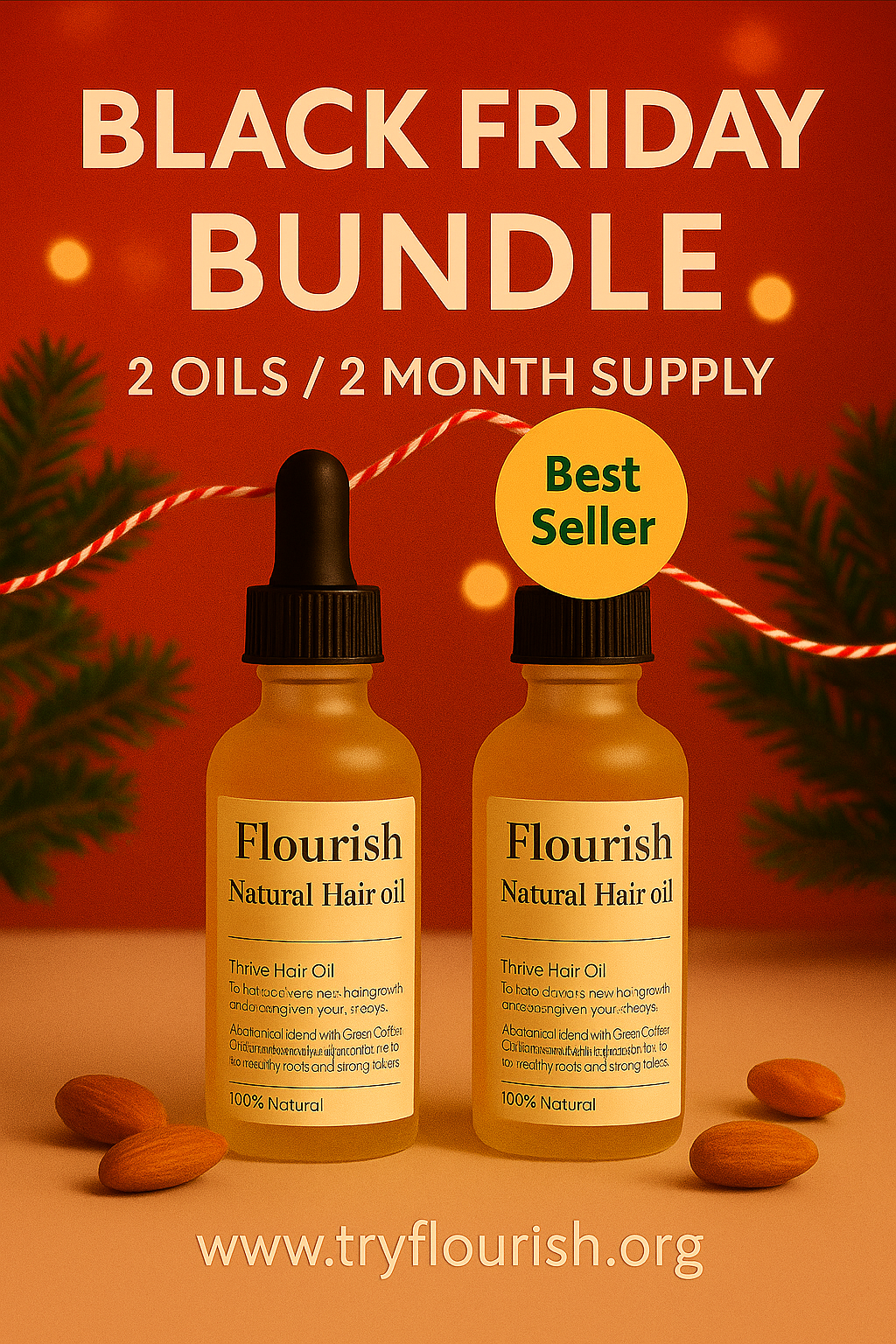 BLACK FRIDAY SPECIAL BUNDLE!! Flourish Natural Hair Oil.